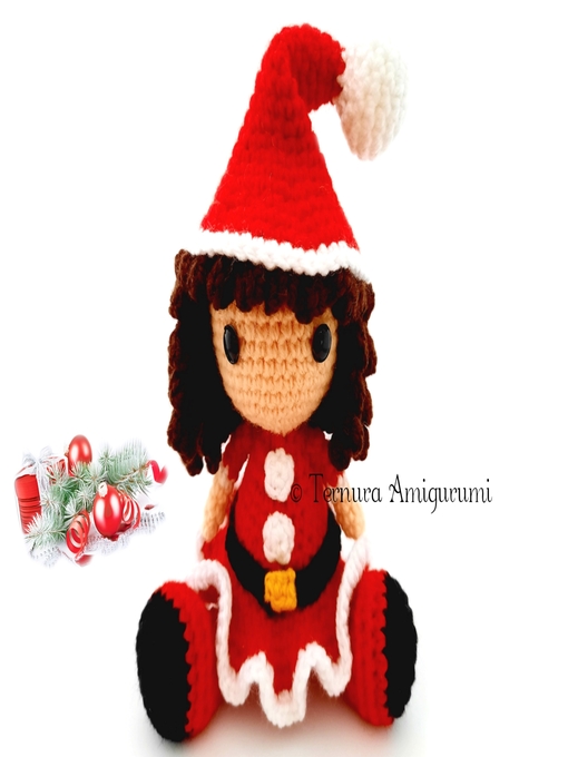 Title details for Crochet pattern Christmas girl by ternura amigurumi - Available